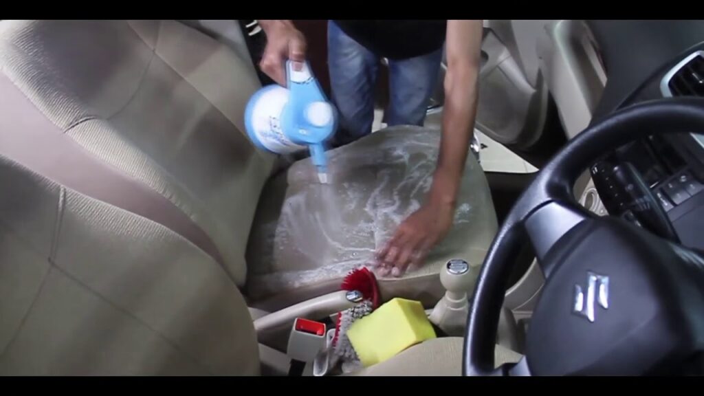 Car Interior Cleaning at home