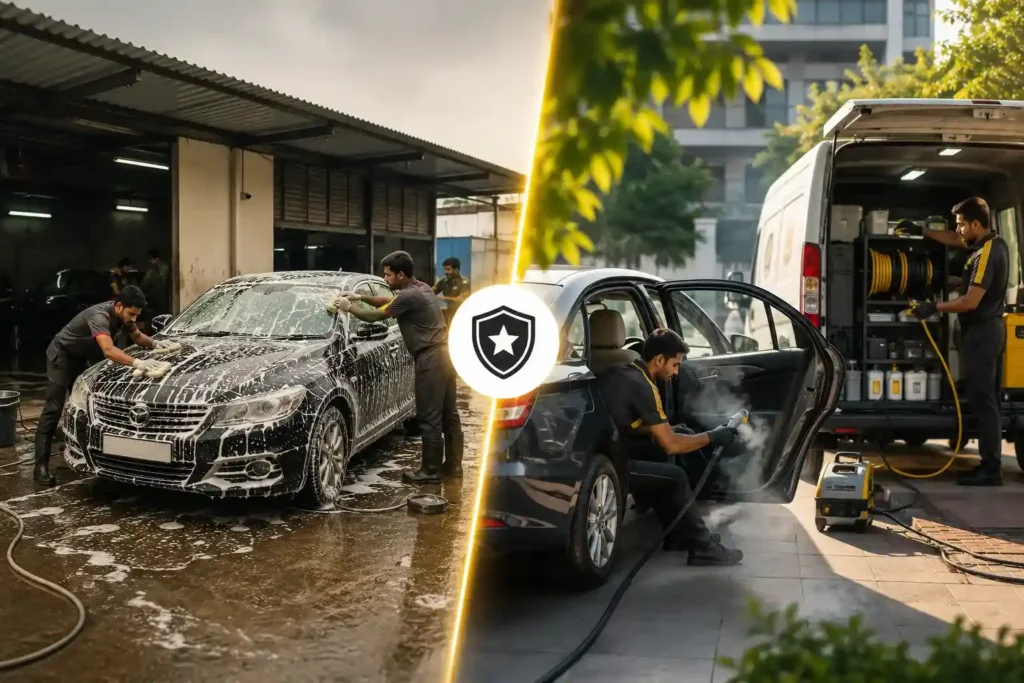 Stationed Car Cleaning Centres
